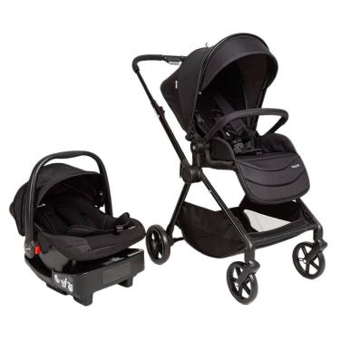 Imagem de Carrinho Com Bebe Conforto Magnific Travel System Trio Preto - Safety 1St