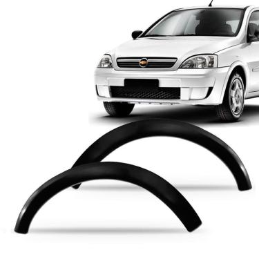 Imagem de Par Moldura Alargador Paralama Corsa Montana 2003 A 12 Preto