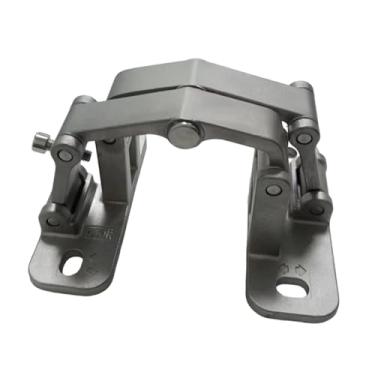 Imagem de Bothyi Dobradiça de porta de pedra invisível, dobradiça de porta de hidrante, carga máxima de 70 kg, resistente, multiuso para portas de poços de tubulação,