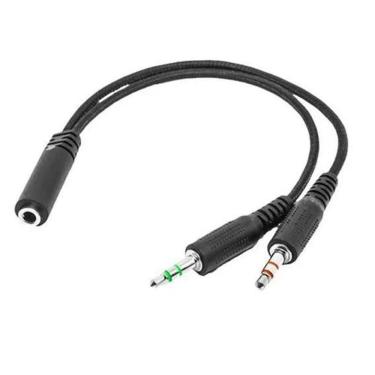 Imagem de Adaptador Cabo Audio P3 Unico P/ P2 Duplo Wi410 Multilaser