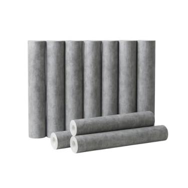 Imagem de Papel De Parede Adesivo Cinza Cimento Queimado Moderno 5m