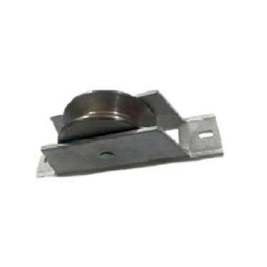 Imagem de Roldana Ferro Maciça 50(2) Tipo V Cantoneira Para Cavalete De Alumínio