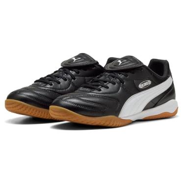 Imagem de PUMA Chuteira de futebol unissex King Liga It, Puma Preto Puma Branco Puma Prata, 38 BR