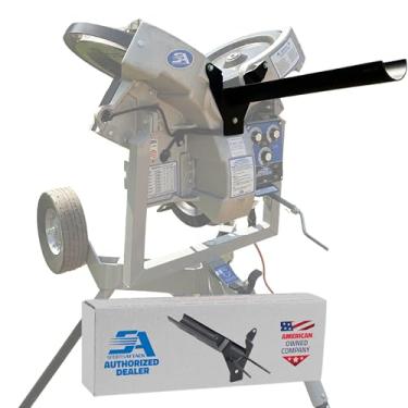 Imagem de Anytime Baseball Supply Calha de sincronismo perfeita para máquina de arremesso de ataque de hack da calha de máquina de arremesso estendida para ajudar no tempo| Treinador de swing de beisebol