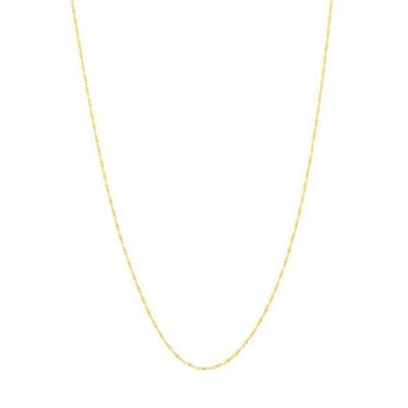 Imagem de Cordão rommanel folheado a ouro 18k corrente fina 50cm