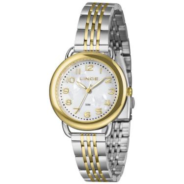 Imagem de Relógio Lince Feminino Ref: Lrtm028L36 B2Sk Casual Bicolor