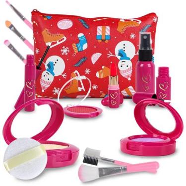 Imagem de Conjunto de maquiagem para meninas Prelend Play Non-Toxic Cosmetic Toy