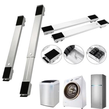 Imagem de Base Suporte Com Rodinhas Máquina De Lavar Geladeira Fogão