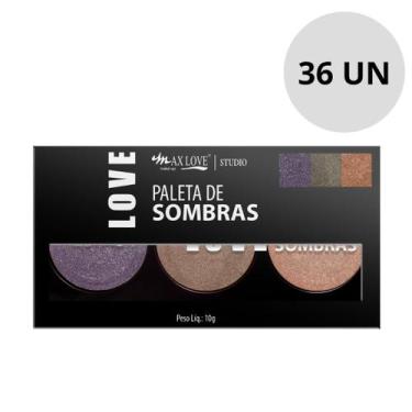 Imagem de Paleta Max Love Sombras Cor 5 10g Box com 36 Unidades - - Maxlove