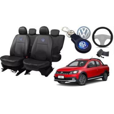 Imagem de Personalize Seu Interior: Capas Saveiro 2009-2023 + Capa de Volante + 