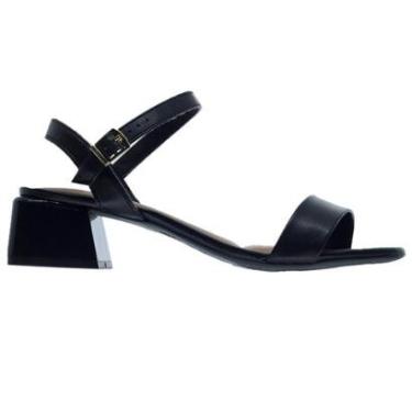 Imagem de Sandália Salto Baixo Feminino Beira Rio 8423.203 Preto-Feminino