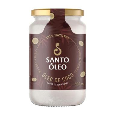 Imagem de Óleo de Coco Extra Virgem Película 500ml - Santo Óleo