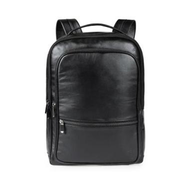 Imagem de Mochila Masculina Executiva de Couro Joá Preto - Bagaggio, U
