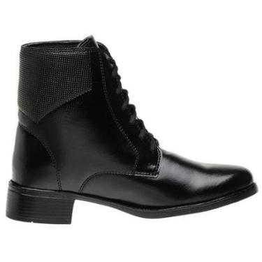 Imagem de Bota Feminina Casual Botinha Confortável Coturno Cano Curto Macio-Feminino