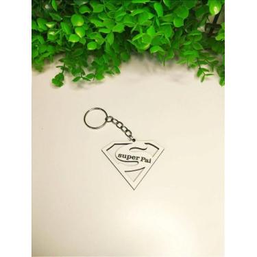 Imagem de Chaveiros Super Pai para o Dia dos Pais - Personalizados em MDF - no-b