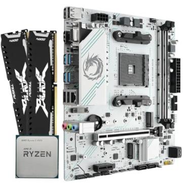 Imagem de QUASAR Kit Ryzen Placa-Mãe B550M, Ryzen 5 4500, 16GB (2x8Gb) DDR4 3200MHz