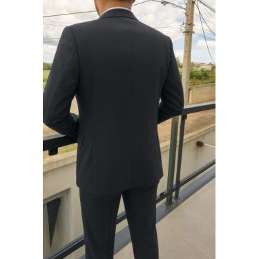 Imagem de Paletó Oxford Masculino 2 Botões Corte Italiano Slim - Ronsue Opulence