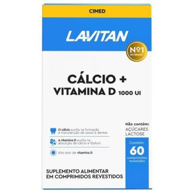 Imagem de Suplemento alimentar lavitan calcio + vitamina d 1000 ui 60 comprimido