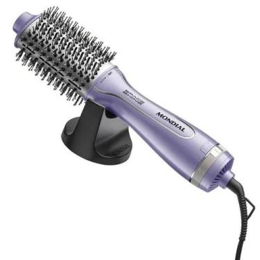Imagem de Escova Secadora Space Shine Mondial Lilás 1300w Es-21 Bivolt, Bivolt