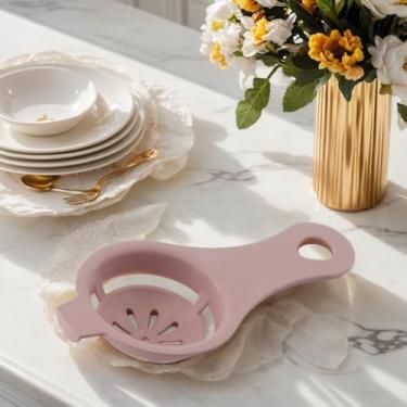 Imagem de Separador de gema de ovo - Coador de alimentos para assar e cozinhar, separador de plástico portátil de clara de ovo