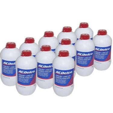 Imagem de 11 Aditivos Para Radiador Diluido Acdelco Vermelho Onix prisma agile a