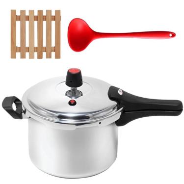 Imagem de Panela De Pressão 3L Fechamento Externo + Descanso + Concha