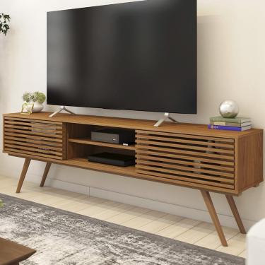 Imagem de Rack Para Tv Até 70" Valencia Moov Jatobá
