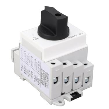Imagem de Hyuduo Interruptor Solar Fotovoltaico Isolador DC 4 PV Disconnect, Disjuntor Miniatura de Montagem Em Trilho DIN para Painéis Solares Com Tensão Nominal de 1000V DC