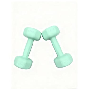 Imagem de Conjunto de 2 a 2 opções de cores com pesos de mão de 1,5 kg para uso doméstico, antiderrapante e antiderrapante (verde)