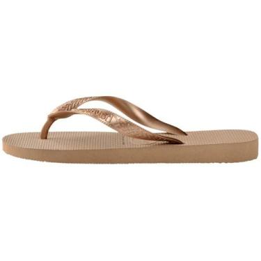 Imagem de Chinelo Havaianas Top Nova, 35/6, Rose gold