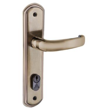 Imagem de Fechadura Entrada Latonado Orion Anatomic Aliança