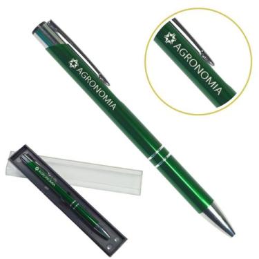 Imagem de Caneta Personalizada Coloridas Cursos Metal Profissional Agronomia - S