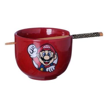 Imagem de Bowl Com Hashi Super Mário 500ml  Zona Criativa