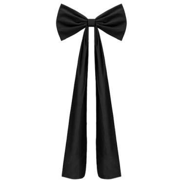 Imagem de Laços de Natal, veludo grande | enfeites de laço de Natal, decorações de Natal | para decoração de festa, corda, porta da frente, jardim, quintal, sala de estar, casamento