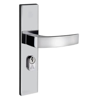 Imagem de Fechadura Entrada Espelho S40 Cromado Quadratta Curva Aliança