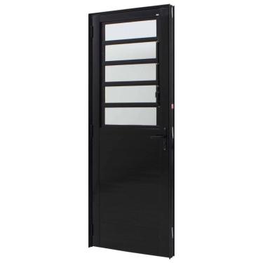 Imagem de Porta de Giro Basculante Perfecta 80x215cm Preta Direita - 1070-5713 - JAP