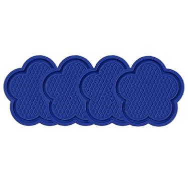 Imagem de Lyxheth Porta-copos de carro com 4 peças, tapete de suporte de copo de carro, à prova d'água, antiderrapante, porta-copos para carros, porta-copos embutidos em ornamentos, acessórios de decoração