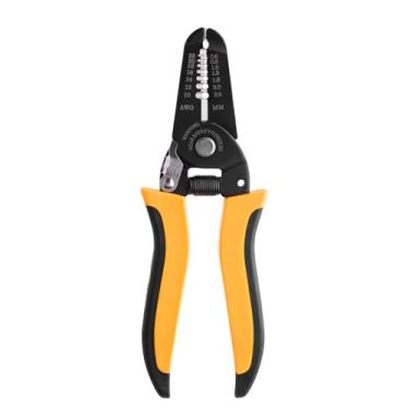 Imagem de Ferramenta profissional de descascador de fios/crimpagem de fios de 17,78 cm, cortador de fios, crimpador de cabos, ferramentas ergonômicas de fiação TPR e ferramenta manual multifuncional para 10–22