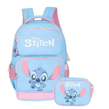 Imagem de Kit Mochila De Costas Estojo Box Stitch Luxcel Original-Unissex