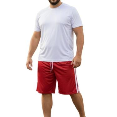 Imagem de Short Calção Bermuda De Futebol Masculina 2Vies Lateral Plus - Organik