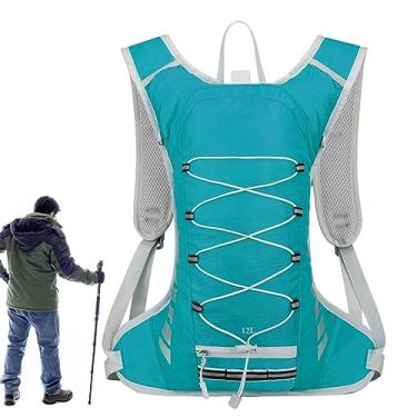 Imagem de Mochila de corrida | Mochila de caminhada de grande capacidade,Bolsa de ginástica respirável com alças ajustáveis, mochila de água para caminhadas, snowboard, esqui, patinação Shakven