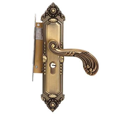 Imagem de Porta manípulo da porta da porta da porta da porta de zinco da porta da porta da porta da porta da porta de segurança da porta do protetor da porta silenciosa fechadura da porta inteligente YYDFPIIA