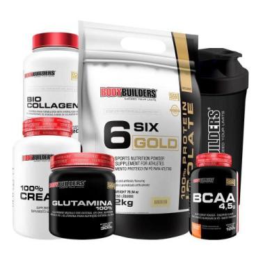 Imagem de Kit Six Gold 2Kg+ Bcaa 100G+ Creatina 300G - Bodybuilders
