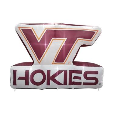 Imagem de FANMATS Mascote inflável NCAA Virginia Tech Hokies - Display inflável autoinflável, ventilador e cordões embutidos, logotipo oficial da equipe - mostre seu espírito durante todo o ano