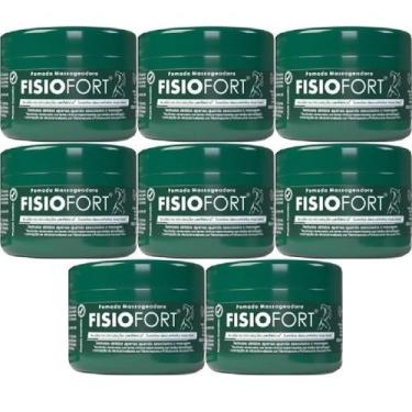 Imagem de Kit Com 8 Pomada Massageadora Fisiofort 200G - Bio Instinto
