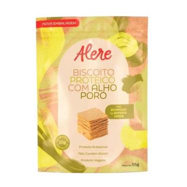 Imagem de Biscoito Proteico Alho Poró Alere 55g