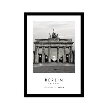 Imagem de Pôster de cidade preto e branco - impressão de viagem Roma Las Vegas Veneza Paris Sydney Amsterdam Amalfi Sanfrancisco Pintura em tela impressões de paisagem da cidade do mundo imagens de parede