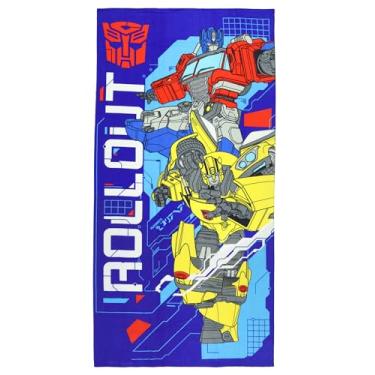 Imagem de Northwest Toalha de praia Transformers Optimus Prime e Bumblebee Roll Out 76 cm x 152 cm