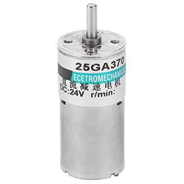 Imagem de Ymiko Motor de Engrenagem Micro Baixa Velocidade CW/CCW 24V DC, ímã Permanente, Controle de Precisão para Robótica e Automação (100rpm/min)