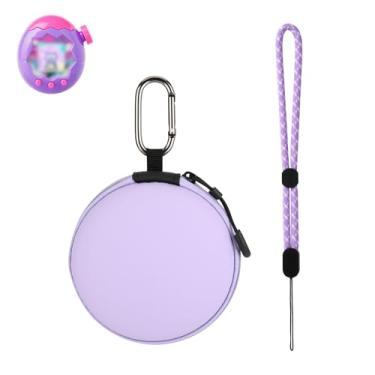 Imagem de Beautyflier Hard Carrying Case for Tamagotchi Paradise Virtual Interactive Pet Game Machine, Portable Anti-Drop Holder, Case Only (Purple)